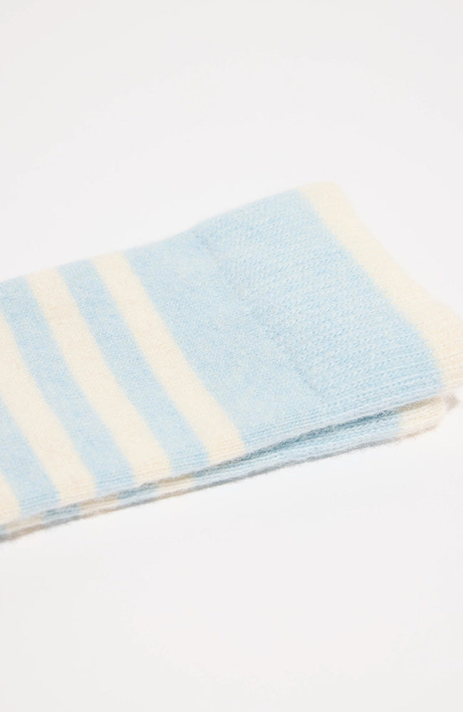 Lanius sustainable stripe socks blue including organic cotton | Sophie Stone