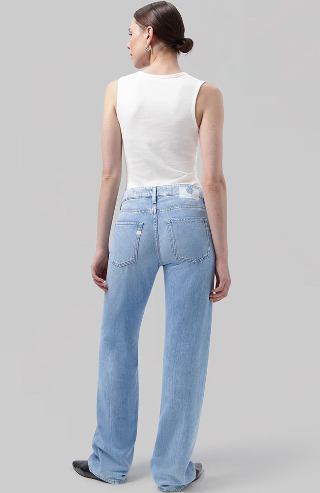 MUD jeans Loose Jamie Flow jeans Stone Vintage durable materials | Sophie Stone