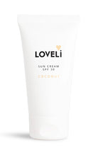 Loveli Sun Cream Coconut 50ml natural ingredients unisex | Sophie Stone