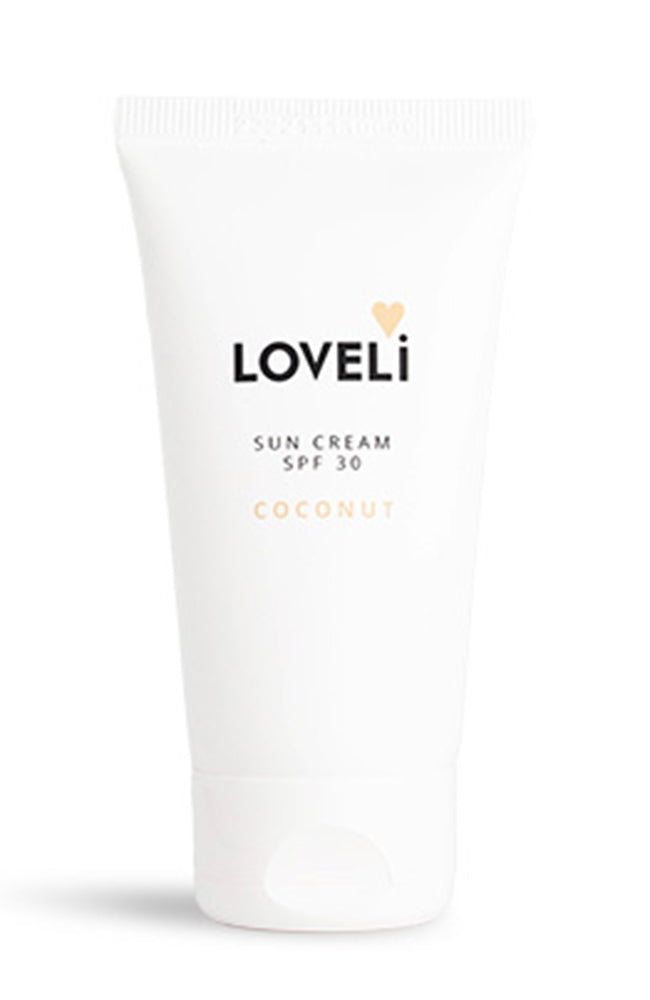 Loveli Sun Cream Coconut 50ml natural ingredients unisex | Sophie Stone