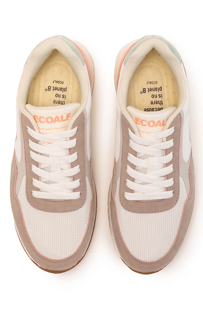 Ecoalf Sicilia sneaker salmon 100% recycled PET for women | Sophie Stone