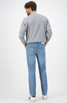 MUD Jeans Rick Mid Slim jeans old stone from organic cotton men | Sophie Stone