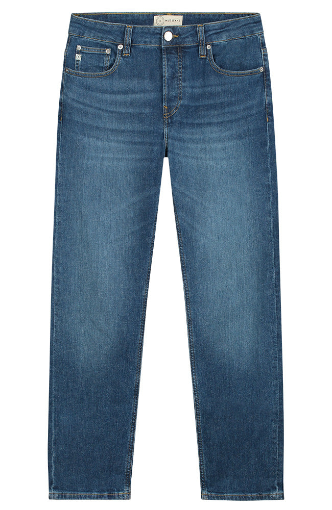 MUD Jeans Regular Bryce jeans Authentic Indigo organic cotton sustainable | Sophie Stone