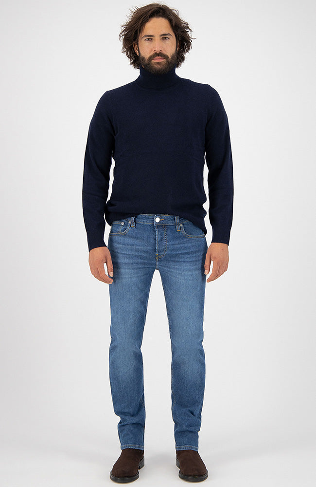 MUD Jeans Regular Bryce jeans Authentic Indigo organic cotton men | Sophie Stone
