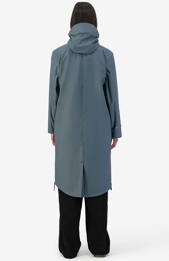 MAIUM vrouw regenjas Original blue grey van duurzaam gerecycled polyester | Sophie Stone 