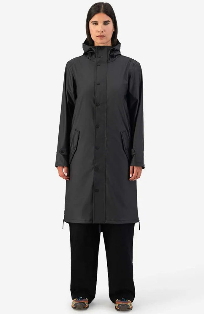 MAIUM woman raincoat Original black by RPET | Sophie Stone 
