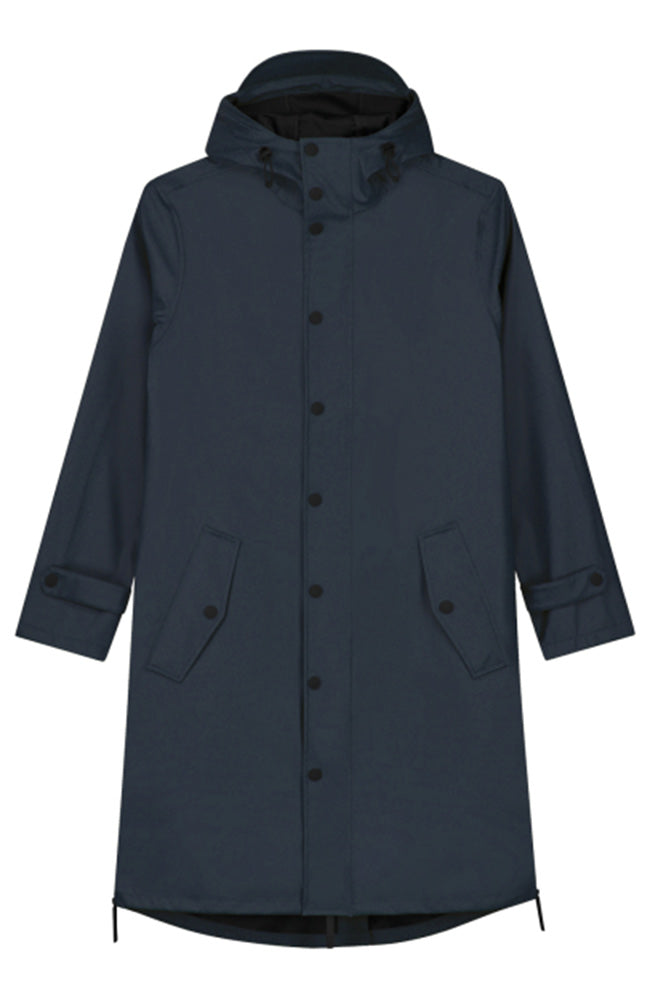 MAIUM woman raincoat Original navy from recycled polyester | Sophie Stone 
