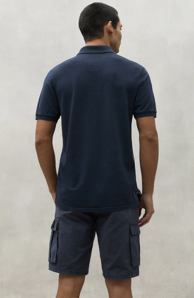 Ecoalf Ted polo shirt deep navy in organic cotton | Sophie Stone 