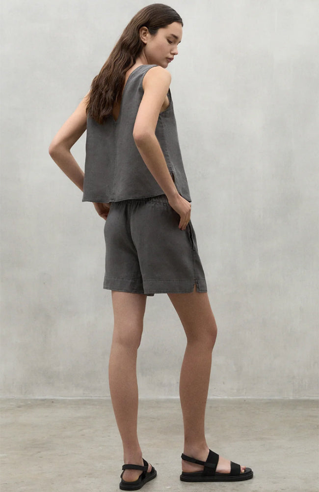 ECOALF Samy top gray linen | Sophie Stone