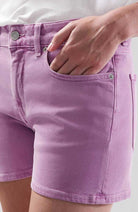 MUD jeans Shorty jeans cool pink from cotton | Sophie Stone