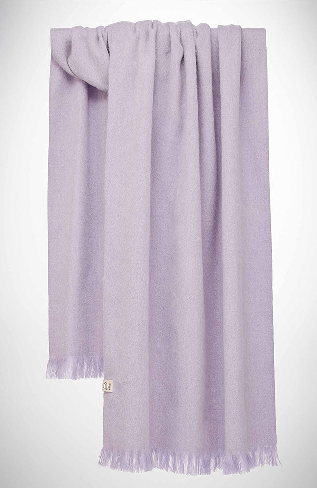 Bufandy Lavender Frost Brushed Solid scarf from Alpaca wool unisex | Sophie Stone