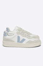 VEJA V-90 Leather white steel sneaker made of durable leather ladies | Sophie Stone