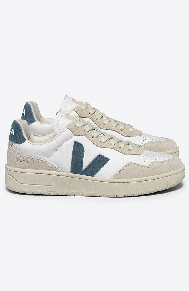 VEJA V-90 Leather sneaker white california made of durable leather ladies | Sophie Stone