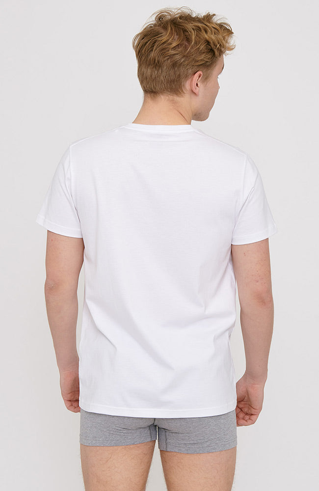 Organic Basics | 2-pack of t-shirts white from sustainable organic cotton men | Sophie Stone