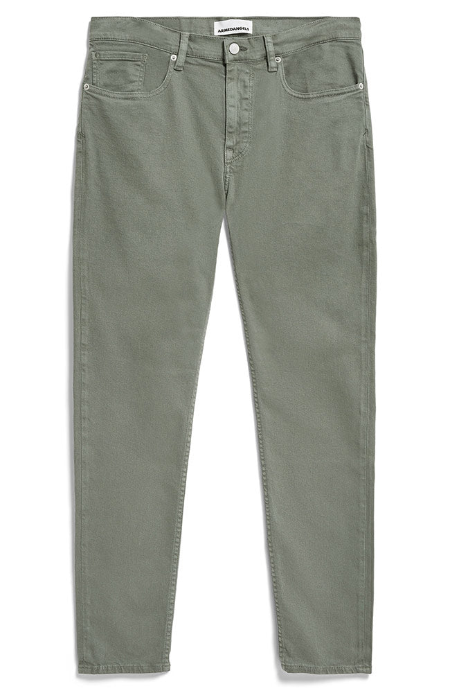 ARMEDANGELS Aarjo jeans grey green made of sustainable organic cotton | Sophie Stone