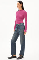 ARMEDANGELS Alaania turtleneck berry organic cotton | Sophie Stone