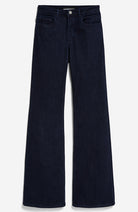 ARMEDANGELS Anamaa flared jeans dark cyanic from sustainable organic cotton for women | Sophie Stone