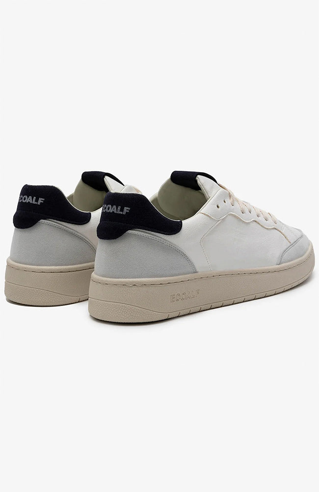 Ecoalf Aral off white navy sneaker made of 100% PIÑATEX® | Sophie Stone