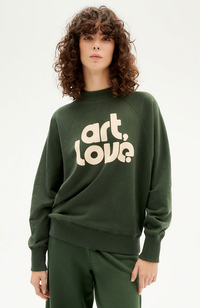 Thinking MU Art&Love sweatshirt van biologisch katoen | Sophie Stone