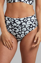 Dedicated bikini bottoms Slite leopard black recycled PET ladies | Sophie Stone 