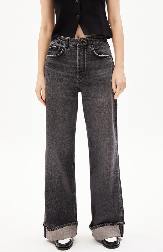 ARMEDANGELS Blinaa wide leg jeans organic cotton for women | Sophie Stone