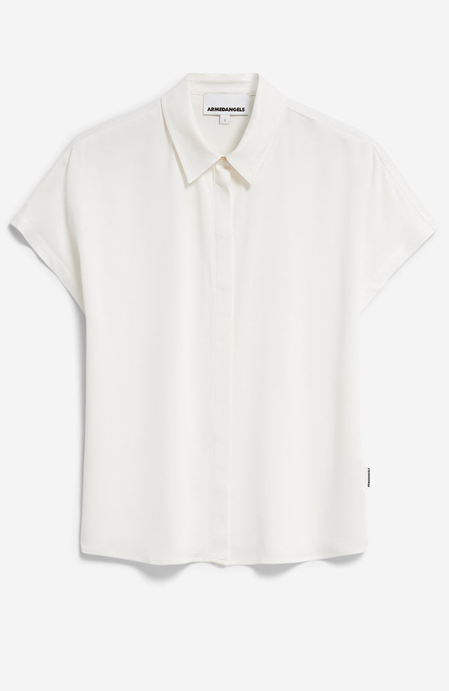 ARMEDANGELS Larisaana blouse white durable | Sophie Stone