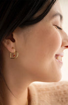 A Beautiful Story Cheery earrings carnelian of gold-plated brass material | Sophie Stone