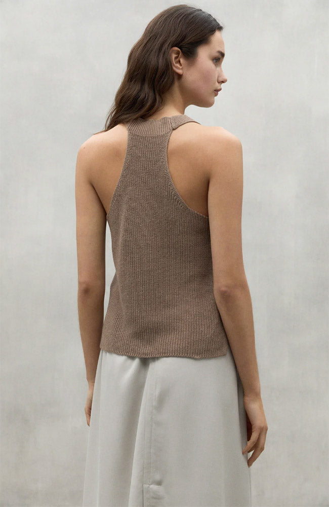 ECOALF Cidro knit top in recycled cotton and linen for women | Sophie Stone