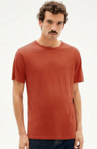 Thinking MU clay red hemp t-shirt for men | Sophie Stone