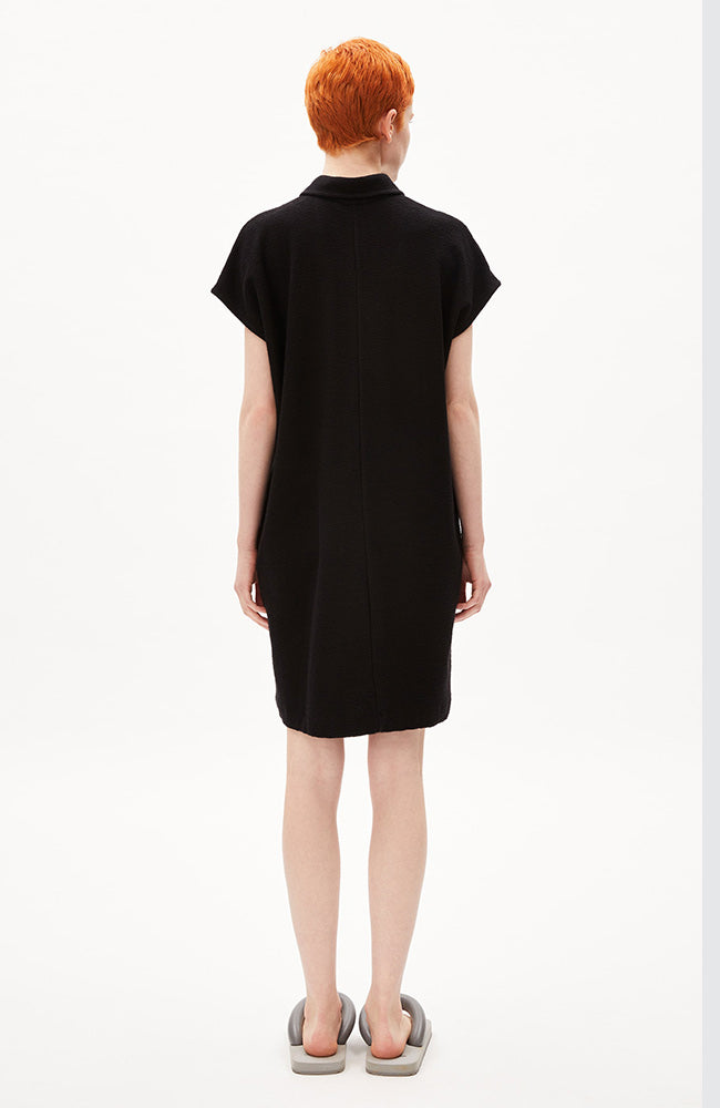 ARMEDANGELS Dalikaa dress black from sustainable organic cotton | Sophie Stone