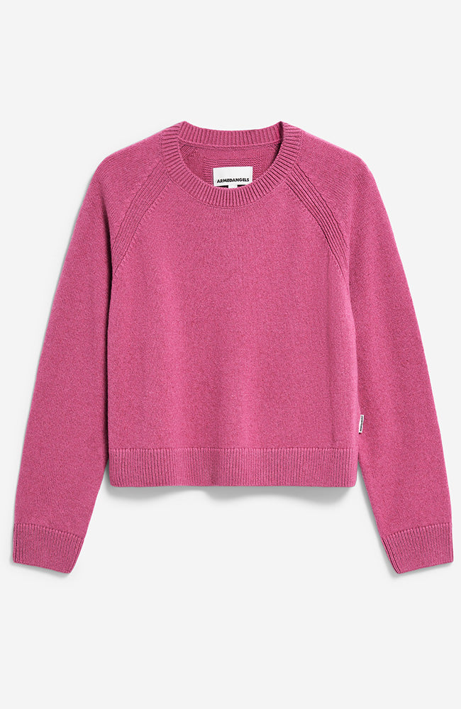 ARMEDANGELS woman Diliriaa crushed berry from organic cotton and organic wool | Sophie Stone