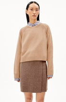 ARMEDANGELS woman Diliriaa cinnamon dust blend of durable wool | Sophie Stone