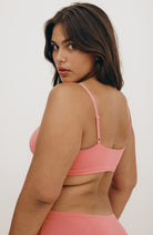 Organic Basics Flex bralette melon made of sustainable organic cotton ladies | Sophie Stone