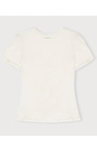 Organic Basics Flex t-shirt white from sustainable organic cotton ladies | Sophie Stone