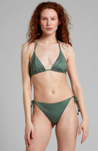 Dedicated bikini bottoms Gopa leaf green durable recycled PET ladies | Sophie Stone 