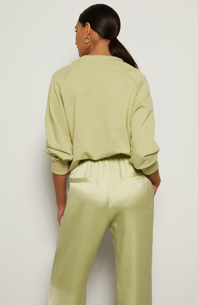 Alchemist Hill track pants matcha from recycled polyester | Sophie Stone