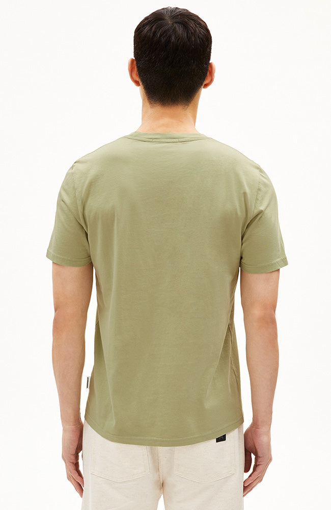 ARMEDANGELS Jaames light matcha t-shirt in organic cotton | Sophie Stone