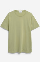 ARMEDANGELS Jaames light matcha t-shirt made of sustainable organic cotton | Sophie Stone