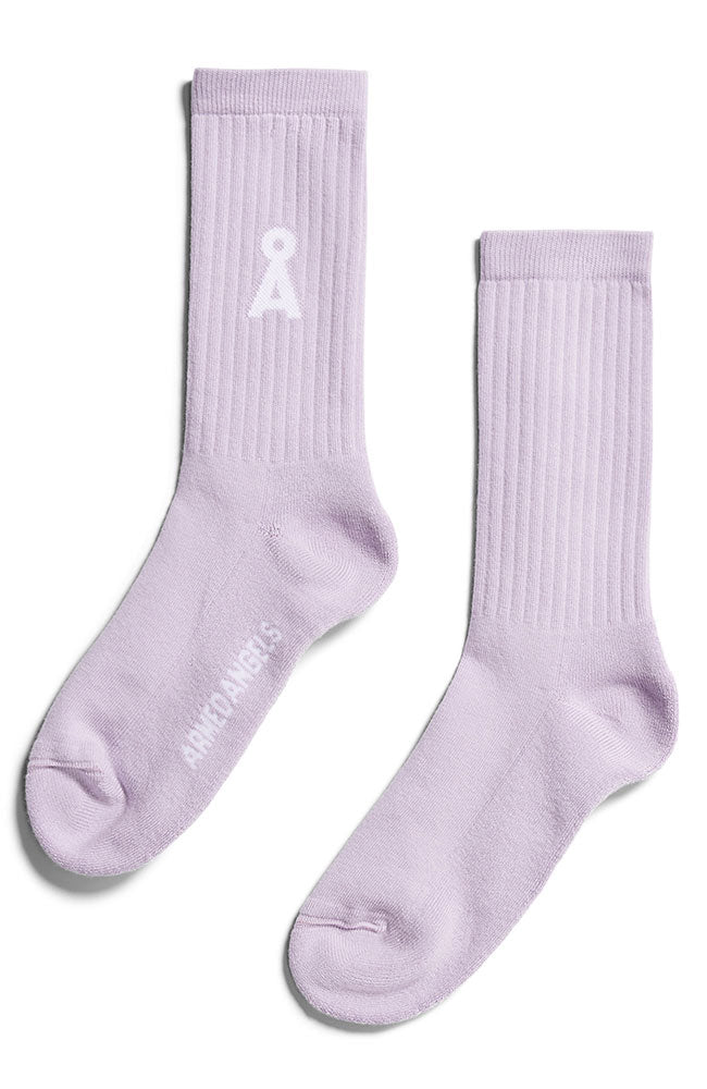 ARMEDANGELS Saamus sports socks lavender light organic cotton unisex | Sophie Stone