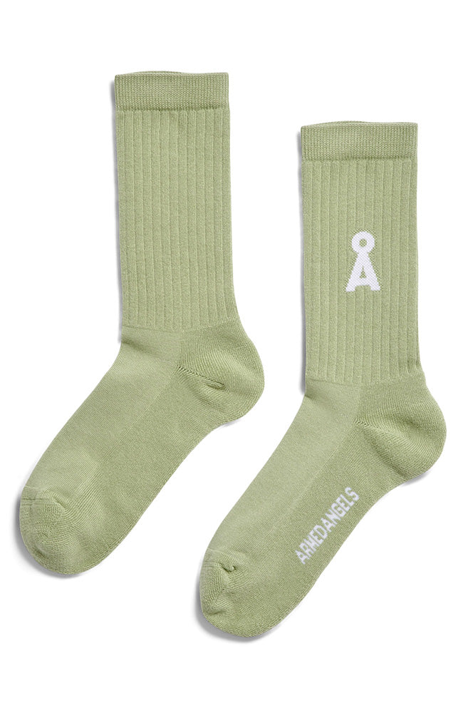 ARMEDANGELS Saamu sports socks light matcha organic cotton | Sophie Stone