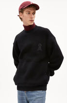 ARMEDANGELS Lomaar sweater black from organic cotton men | Sophie Stone