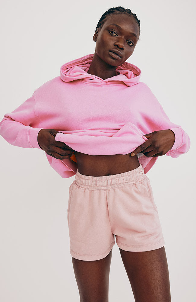 Organic Basics | lounge shorts pink from organic cotton ladies | Sophie Stone