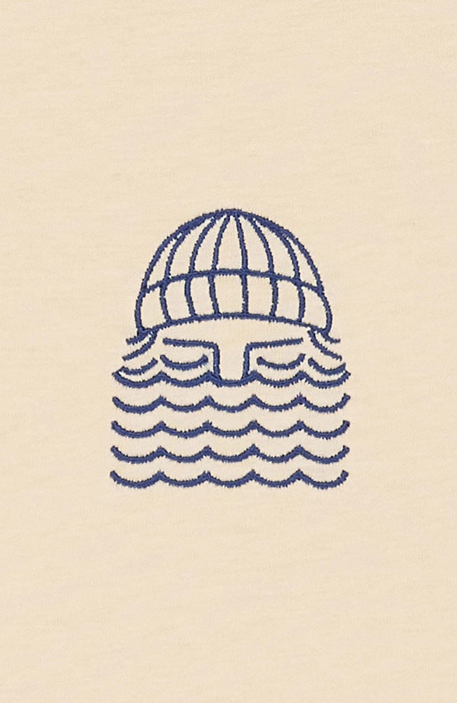 Bask in the Sun Mini to the sea t-shirt egg from organic cotton | Sophie Stone