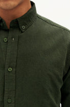 Thinking Mu Ant microcheck shirt green from organic cotton | Sophie Stone