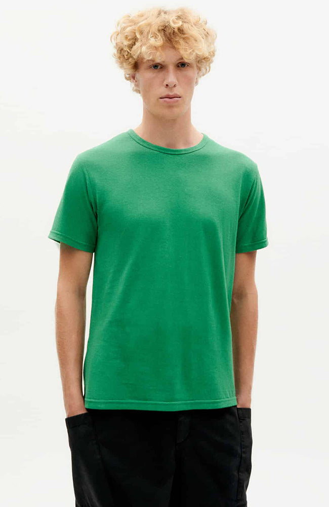 Thinking MU hennep en bio katoen t-shirt clover green voor heren | Sophie Stone