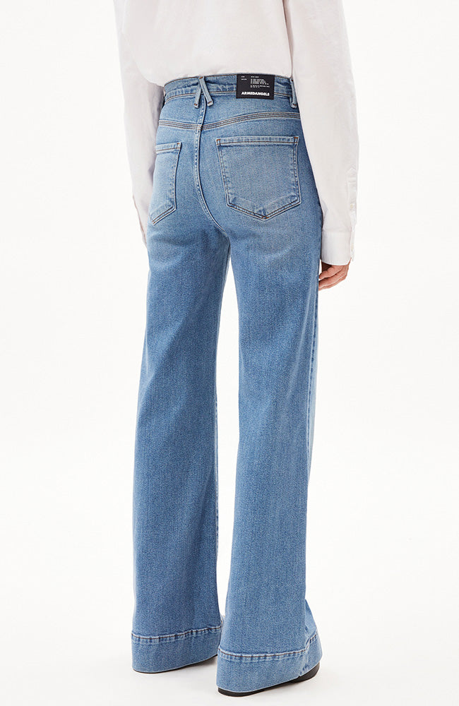 ARMEDANGELS Murliaa misty blue wide leg jeans | Sophie Stone