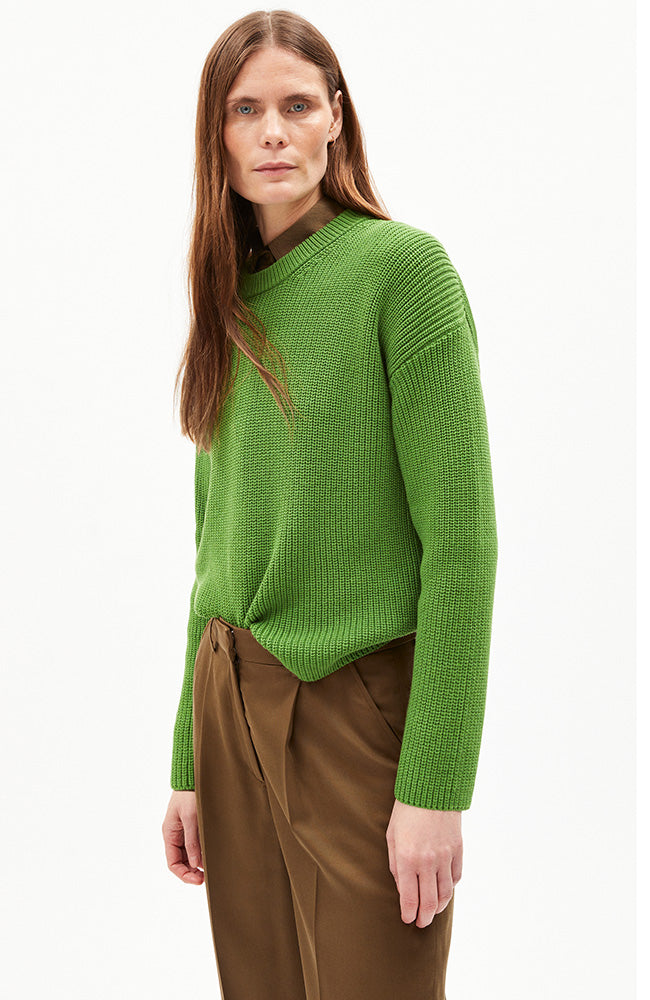 ARMEDANGELS nuriaas sweater ivy green | Sophie Stone