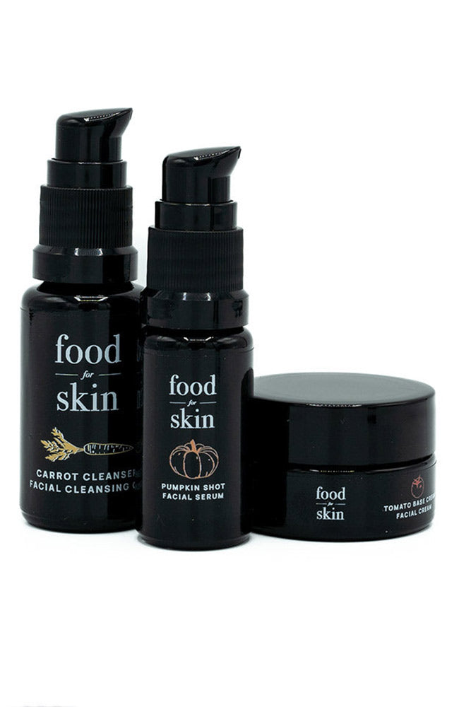 Food for skin unisex sample set pumpkin 100% natural cosmetics | Sophie Stone