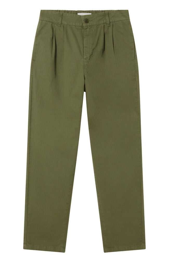 Thinking MU Rina pants green in hemp and cotton | Sophie Stone