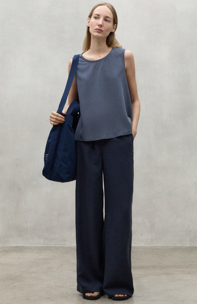 ECOALF Salma top grey blue by TENCEL for women | Sophie Stone